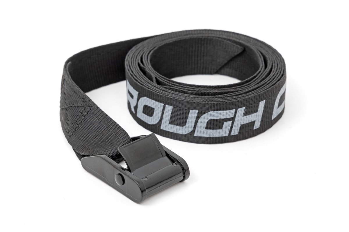 Cargo Tie-Down Straps - Rough Country - Cam Buckle - Black